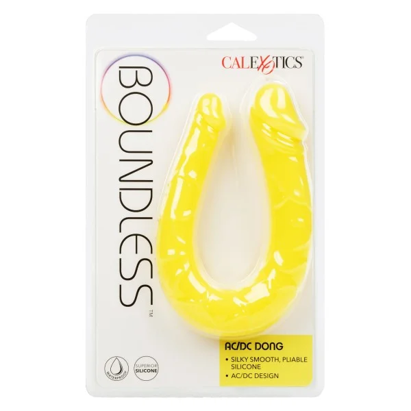 Boundless AC/DC Dong - Geel van het merk Boundless - Dubbele Dildo - online kopen bij Masculum.nl. De discrete online seks-toys en erotisch heren ondergoed winkel voor gay & hetero mannen.