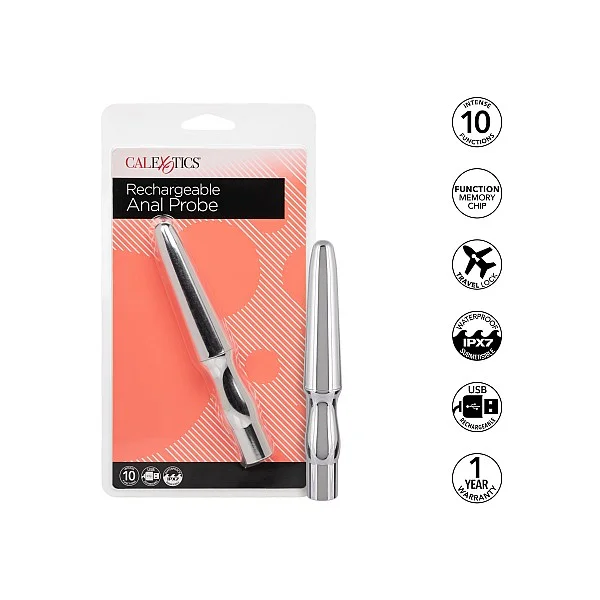 Rechargeable Anal Probe - Zilver van het merk Anal - Anaal Dildo's - online kopen bij Masculum.nl. De discrete online seks-toys en erotisch heren ondergoed winkel voor gay & hetero mannen.