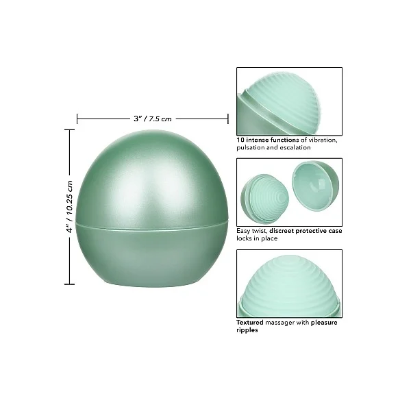 Opal Ripple Massager - Groen van het merk Opal - Wand Massagers - online bestellen bij Masculum.nl. De discrete online seks-toys en erotisch heren ondergoed winkel voor gay & hetero mannen.