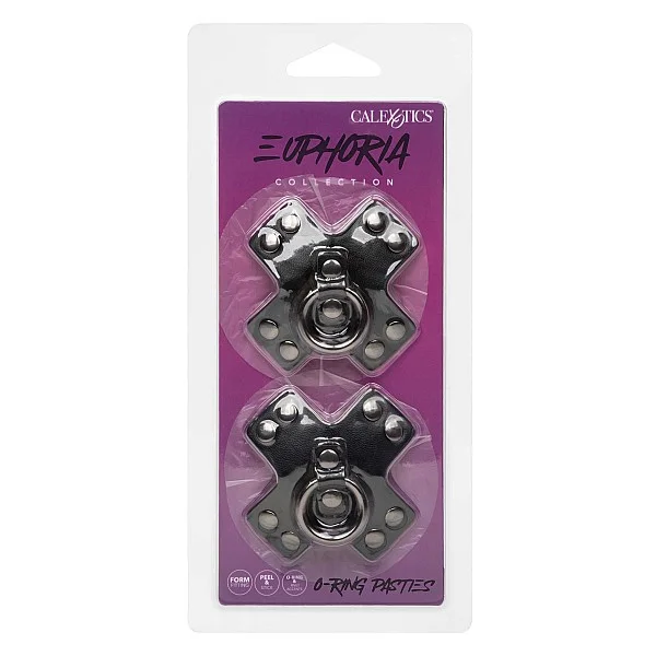 O-Ring Pasties - Zwart van het merk Euphoria - Tepelklemmen - online kopen bij Masculum.nl. De discrete online seks-toys en erotisch heren ondergoed winkel voor gay & hetero mannen.