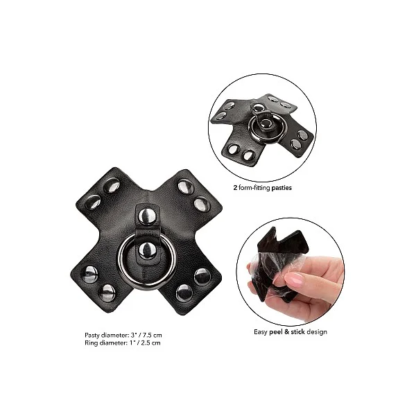 O-Ring Pasties - Zwart van het merk Euphoria - Tepelklemmen - online kopen bij Masculum.nl. De discrete online seks-toys en erotisch heren ondergoed winkel voor gay & hetero mannen.