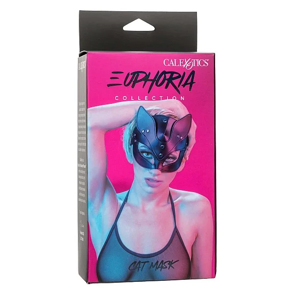 Cat Mask - Zwart van het merk Euphoria - Bondage Maskers - online bestellen bij Masculum.nl. De discrete online seks-toys en erotisch heren ondergoed winkel voor gay & hetero mannen.
