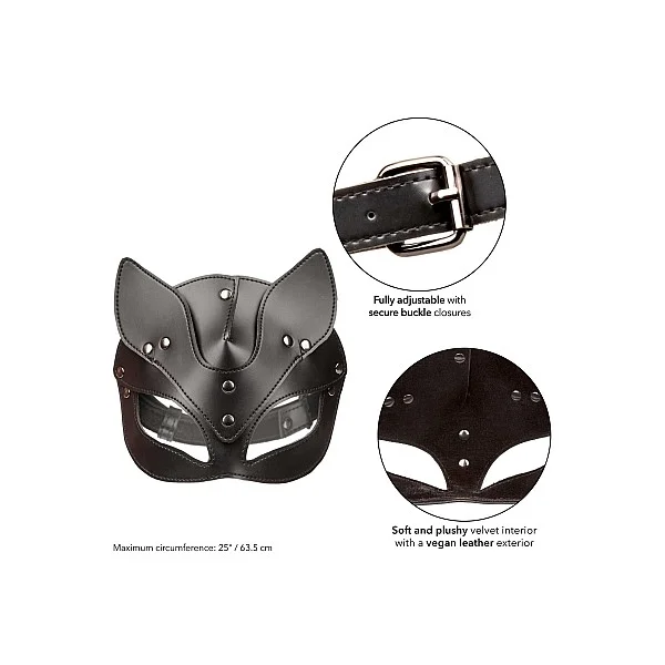 Cat Mask - Zwart van het merk Euphoria - Bondage Maskers - online bestellen bij Masculum.nl. De discrete online seks-toys en erotisch heren ondergoed winkel voor gay & hetero mannen.