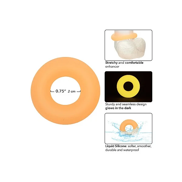 CalExotics Alpha Glow-In-The-Dark Liquid Silicone Prolong Medium Ring van het merk Alpha - Siliconen Cockringen - online kopen bij Masculum.nl. De discrete online seks-toys en erotisch heren ondergoed winkel voor gay & hetero mannen.