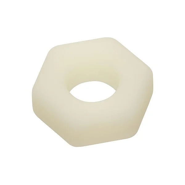 Alpha Glow-In-The-Dark Liquid Silicone Prolong Sexagon Ring van het merk Alpha - Siliconen Cockringen - online kopen bij Masculum.nl. De discrete online seks-toys en erotisch heren ondergoed winkel voor gay & hetero mannen.