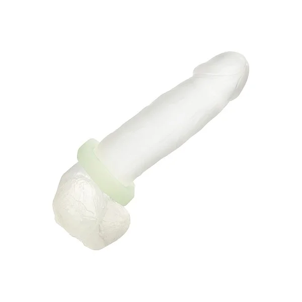 Alpha Glow-In-The-Dark Liquid Silicone Prolong Sexagon Ring van het merk Alpha - Siliconen Cockringen - online kopen bij Masculum.nl. De discrete online seks-toys en erotisch heren ondergoed winkel voor gay & hetero mannen.