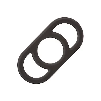 Alpha Liquid Silicone Commander Ring - Zwart