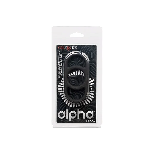 Alpha Liquid Silicone Commander Ring - Zwart van het merk Alpha - Silicone cockring - online bestellen bij Masculum.nl. De discrete online seks-toys en erotisch heren ondergoed winkel voor gay & hetero mannen.
