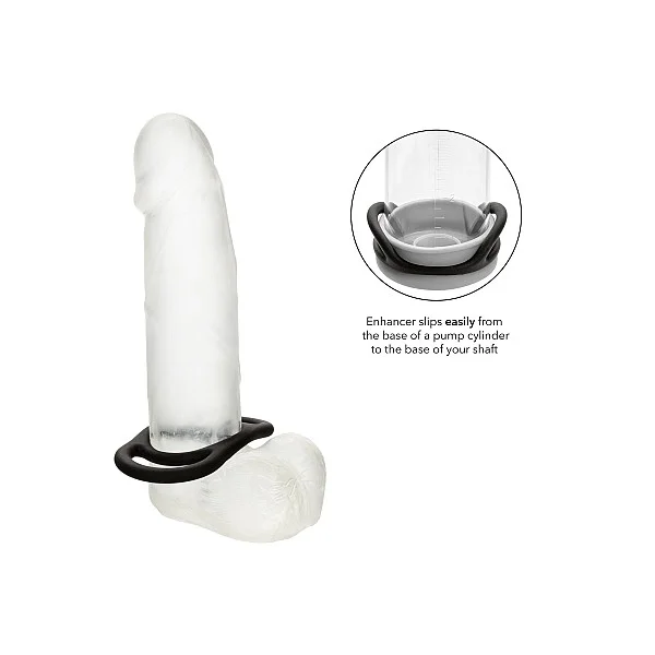 Alpha Liquid Silicone Commander Ring - Zwart van het merk Alpha - Silicone cockring - online bestellen bij Masculum.nl. De discrete online seks-toys en erotisch heren ondergoed winkel voor gay & hetero mannen.