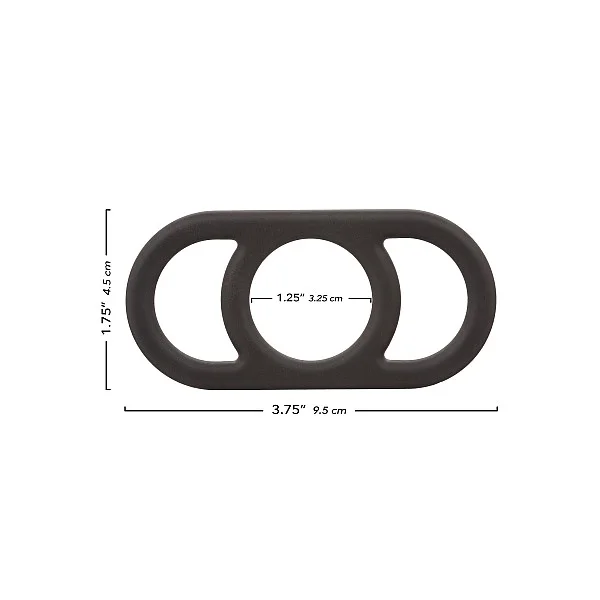 Alpha Liquid Silicone Commander Ring - Zwart van het merk Alpha - Silicone cockring - online bestellen bij Masculum.nl. De discrete online seks-toys en erotisch heren ondergoed winkel voor gay & hetero mannen.