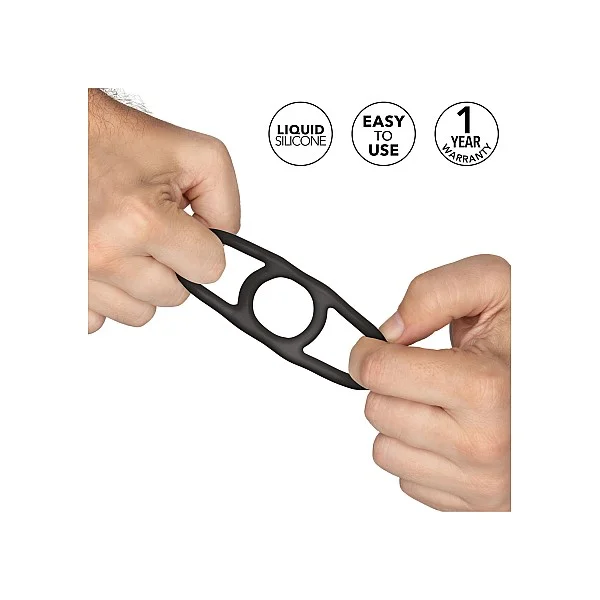 Alpha Liquid Silicone Commander Ring - Zwart van het merk Alpha - Silicone cockring - online bestellen bij Masculum.nl. De discrete online seks-toys en erotisch heren ondergoed winkel voor gay & hetero mannen.