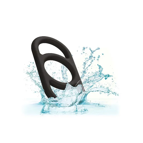 Alpha Liquid Silicone Commander Ring - Zwart van het merk Alpha - Silicone cockring - online bestellen bij Masculum.nl. De discrete online seks-toys en erotisch heren ondergoed winkel voor gay & hetero mannen.