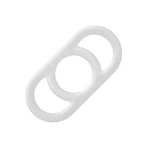 Alpha Liquid Silicone Commander Ring - Wit