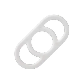 Alpha Liquid Silicone Commander Ring - Wit