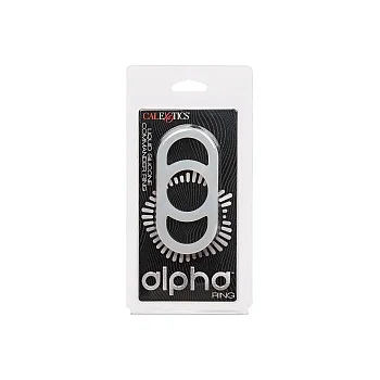 Alpha Liquid Silicone Commander Ring - Wit