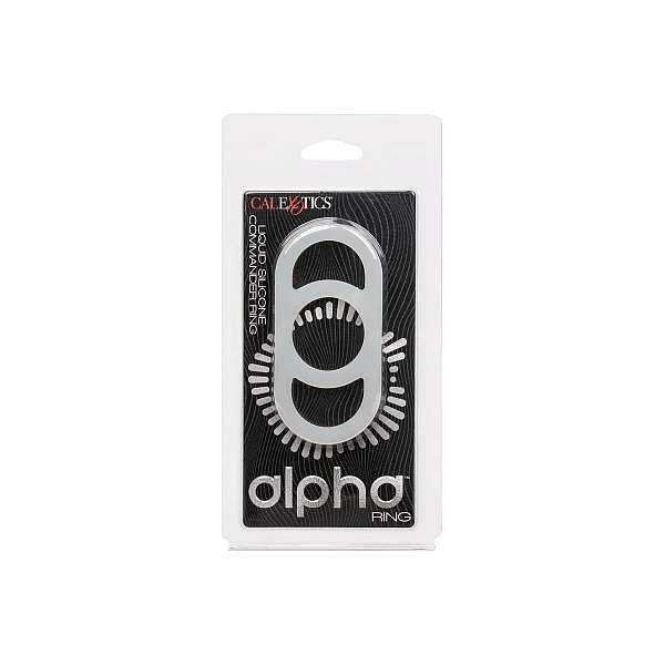 Alpha Liquid Silicone Commander Ring - Wit van het merk Alpha - Accessoires - online kopen bij Masculum.nl. De discrete online seks-toys en erotisch heren ondergoed winkel voor gay & hetero mannen.