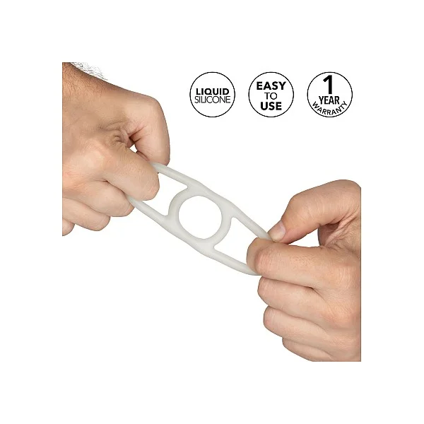 Alpha Liquid Silicone Commander Ring - Wit van het merk Alpha - Accessoires - online kopen bij Masculum.nl. De discrete online seks-toys en erotisch heren ondergoed winkel voor gay & hetero mannen.