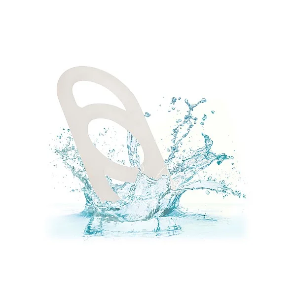 Alpha Liquid Silicone Commander Ring - Wit van het merk Alpha - Accessoires - online kopen bij Masculum.nl. De discrete online seks-toys en erotisch heren ondergoed winkel voor gay & hetero mannen.