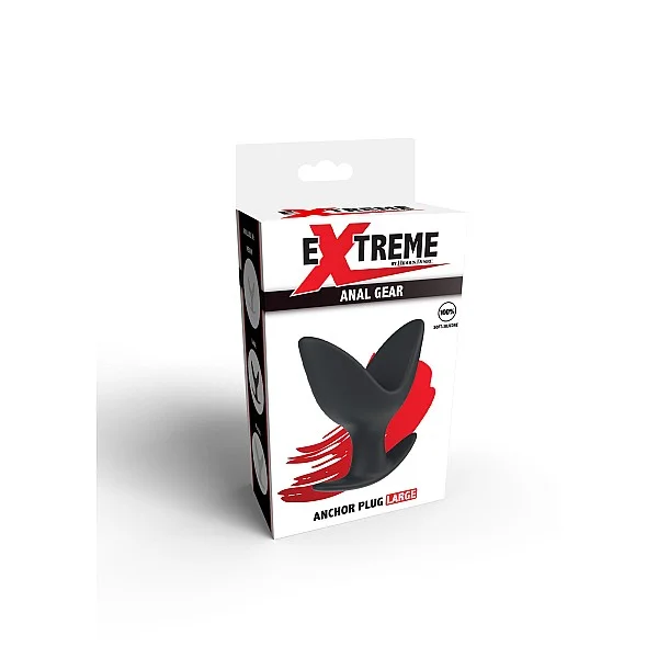 Anchor Plug Large - Zwart van het merk Extreme - Buttplugs - online bestellen bij Masculum.nl. De discrete online seks-toys en erotisch heren ondergoed winkel voor gay & hetero mannen.