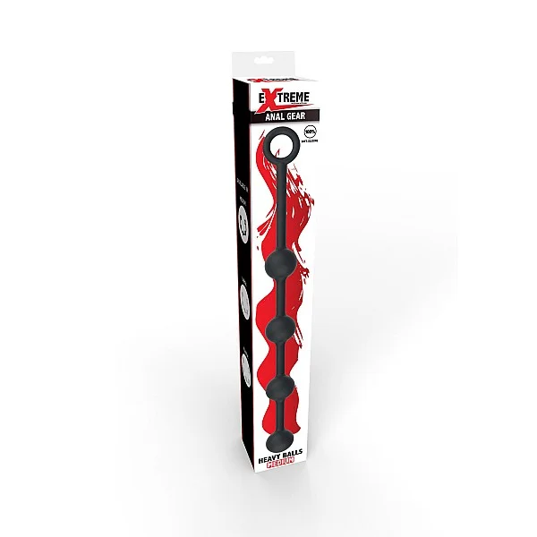 Heavy Anal Balls Medium - Zwart van het merk Extreme - Anale Kralen - online kopen bij Masculum.nl. De discrete online seks-toys en erotisch heren ondergoed winkel voor gay & hetero mannen.