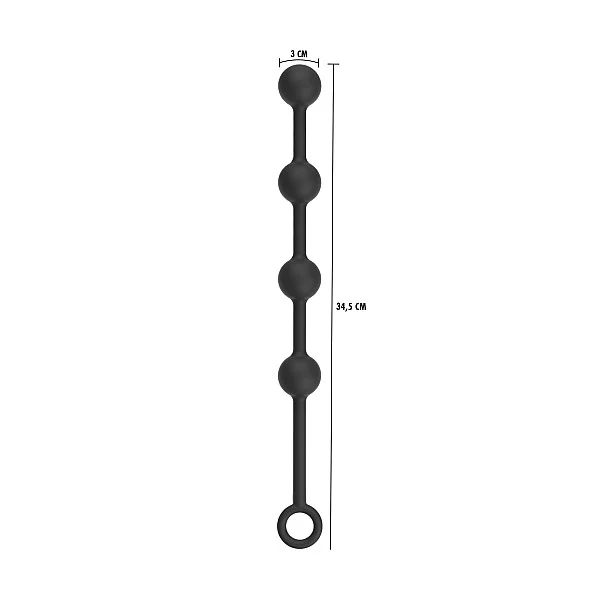 Heavy Anal Balls Medium - Zwart van het merk Extreme - Anale Kralen - online kopen bij Masculum.nl. De discrete online seks-toys en erotisch heren ondergoed winkel voor gay & hetero mannen.