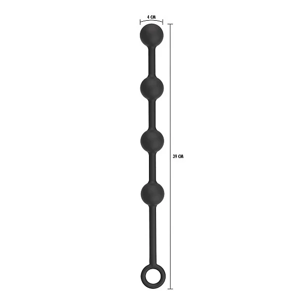 Heavy Anal Balls Large - Zwart van het merk Extreme - Anale Kralen - online kopen bij Masculum.nl. De discrete online seks-toys en erotisch heren ondergoed winkel voor gay & hetero mannen.