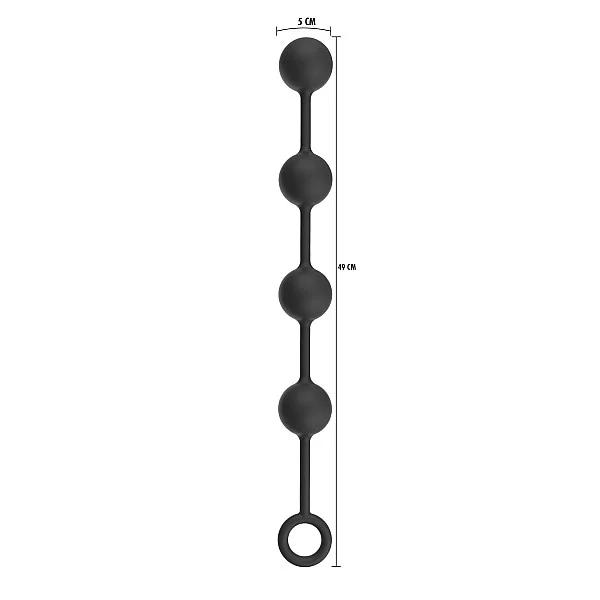 Heavy Anal Balls XLarge - Zwart van het merk Extreme - Anale Kralen - online kopen bij Masculum.nl. De discrete online seks-toys en erotisch heren ondergoed winkel voor gay & hetero mannen.