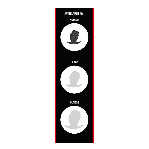 Invader Open Plug Medium - Zwart van het merk Extreme - Holle Buttplugs - online kopen bij Masculum.nl. De discrete online seks-toys en erotisch heren ondergoed winkel voor gay & hetero mannen.