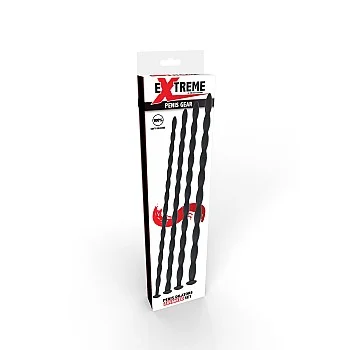 Penis Dilator Set Large 4 pcs - Zwart