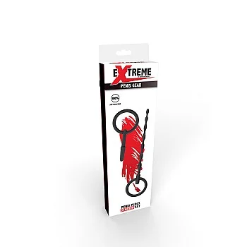 Penis Plug Set Large 2 pcs - Zwart