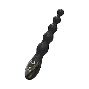 Extreme Beaded Anal Power Vibrator - Zwart