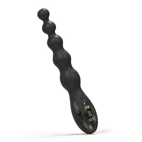 Extreme Beaded Anal Power Vibrator - Zwart van het merk Extreme - Siliconen Vibrators - online kopen bij Masculum.nl. De discrete online seks-toys en erotisch heren ondergoed winkel voor gay & hetero mannen.