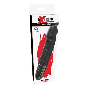Extreme Anal Power Vibrator - Zwart