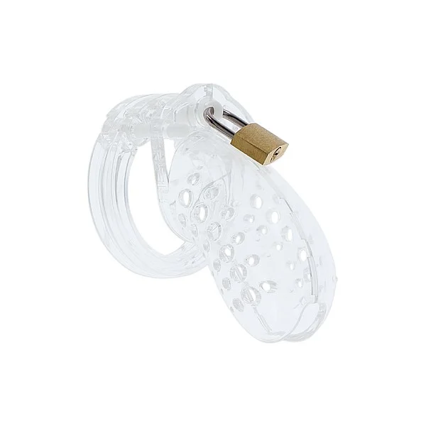 Hidden Desire Extreme Chastity Cock Cage Acrylic - Transparant van het merk Extreme - Peniskooien - online bestellen bij Masculum.nl. De discrete online seks-toys en erotisch heren ondergoed winkel voor gay & hetero mannen.