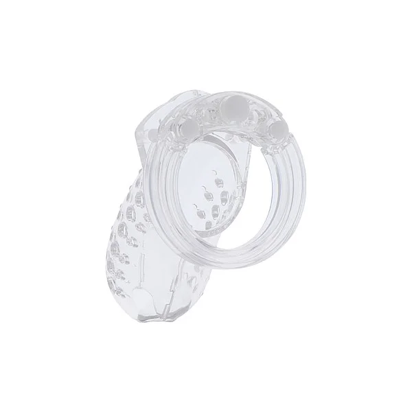 Hidden Desire Extreme Chastity Cock Cage Acrylic - Transparant van het merk Extreme - Peniskooien - online bestellen bij Masculum.nl. De discrete online seks-toys en erotisch heren ondergoed winkel voor gay & hetero mannen.