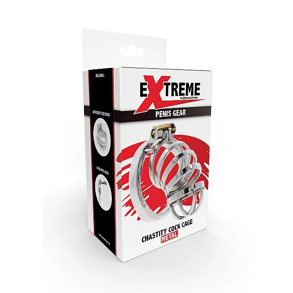 Hidden Desire Extreme Chastity Cock Cage Metal van het merk Extreme - Peniskooien - online kopen bij Masculum.nl. De discrete online seks-toys en erotisch heren ondergoed winkel voor gay & hetero mannen.