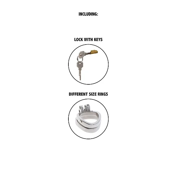 Hidden Desire Extreme Chastity Cock Cage Metal van het merk Extreme - Peniskooien - online kopen bij Masculum.nl. De discrete online seks-toys en erotisch heren ondergoed winkel voor gay & hetero mannen.