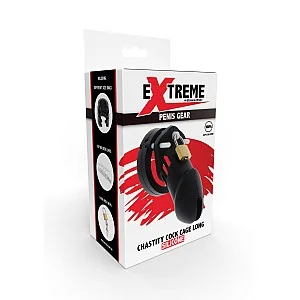 Hidden Desire Extreme Chastity Cock Cage Slicone L - Zwart