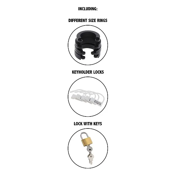 Hidden Desire Extreme Chastity Cock Cage Slicone L - Zwart van het merk Extreme - Peniskooien - online bestellen bij Masculum.nl. De discrete online seks-toys en erotisch heren ondergoed winkel voor gay & hetero mannen.