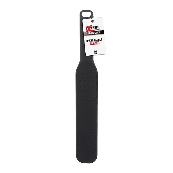 Extreme Spiked Paddle Medium - Zwart van het merk Extreme - Paddles - online kopen bij Masculum.nl. De discrete online seks-toys en erotisch heren ondergoed winkel voor gay & hetero mannen.