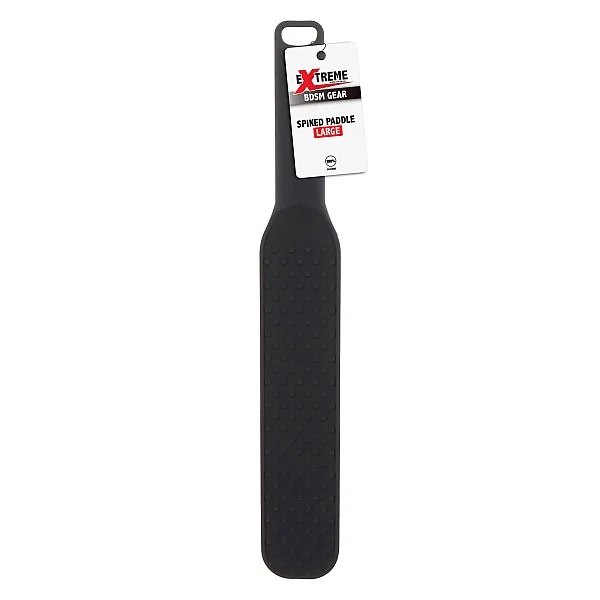 Extreme Spiked Paddle Large - Zwart van het merk Extreme - Paddles - online kopen bij Masculum.nl. De discrete online seks-toys en erotisch heren ondergoed winkel voor gay & hetero mannen.