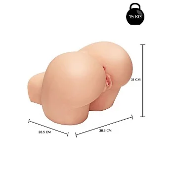 Screw My Nasty Fuckholes 15kg - Lichte huidskleur