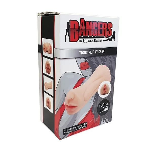 Tight Flip Fucker Pussy/Mouth - Lichte huidskleur van het merk Bangers - Masturbators - online kopen bij Masculum.nl. De discrete online seks-toys en erotisch heren ondergoed winkel voor gay & hetero mannen.