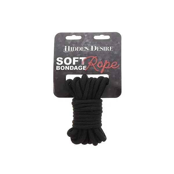 Bondage Rope 5M - Zwart van het merk Hidden Desire - Bondage Touwen - online kopen bij Masculum.nl. De discrete online seks-toys en erotisch heren ondergoed winkel voor gay & hetero mannen.