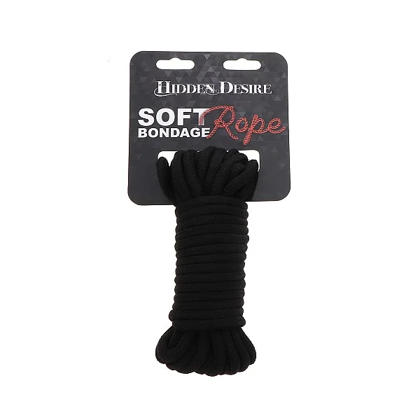 Bondage Rope 10M - Zwart van het merk Hidden Desire - Bondage Touwen - online bestellen bij Masculum.nl. De discrete online seks-toys en erotisch heren ondergoed winkel voor gay & hetero mannen.