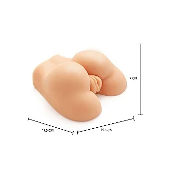 Fat Ass Fucker Vibrating - Lichte huidskleur