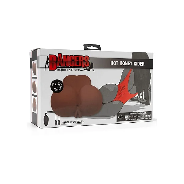 Hot Honey Rider Vibrating - Bruine huidskleur van het merk Bangers - Masturbators - online kopen bij Masculum.nl. De discrete online seks-toys en erotisch heren ondergoed winkel voor gay & hetero mannen.