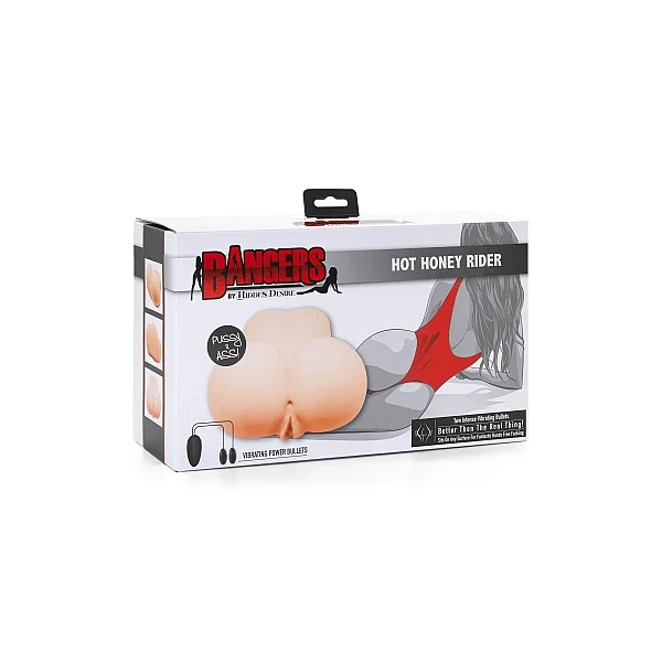 Hot Honey Rider Vibrating - Lichte huidskleur van het merk Bangers - Masturbators - online bestellen bij Masculum.nl. De discrete online seks-toys en erotisch heren ondergoed winkel voor gay & hetero mannen.
