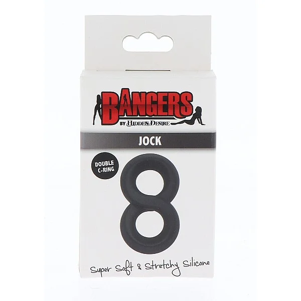 Soft Silicone Jock C-Ring - Zwart van het merk Bangers C-Rings - Cockringen - online kopen bij Masculum.nl. De discrete online seks-toys en erotisch heren ondergoed winkel voor gay & hetero mannen.