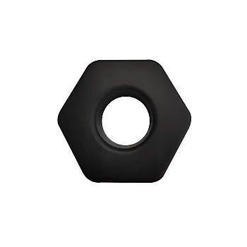 Soft Silicone Hunk C-Ring - Zwart